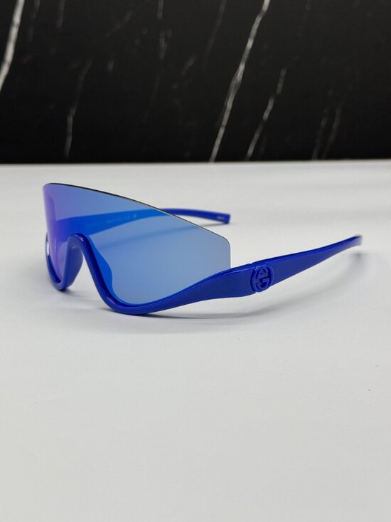 NEW GUCCI GG1650S 010 SUNGLASSES BLUE SHIELD UNISEX GUCCI EYEWEAR main image 4